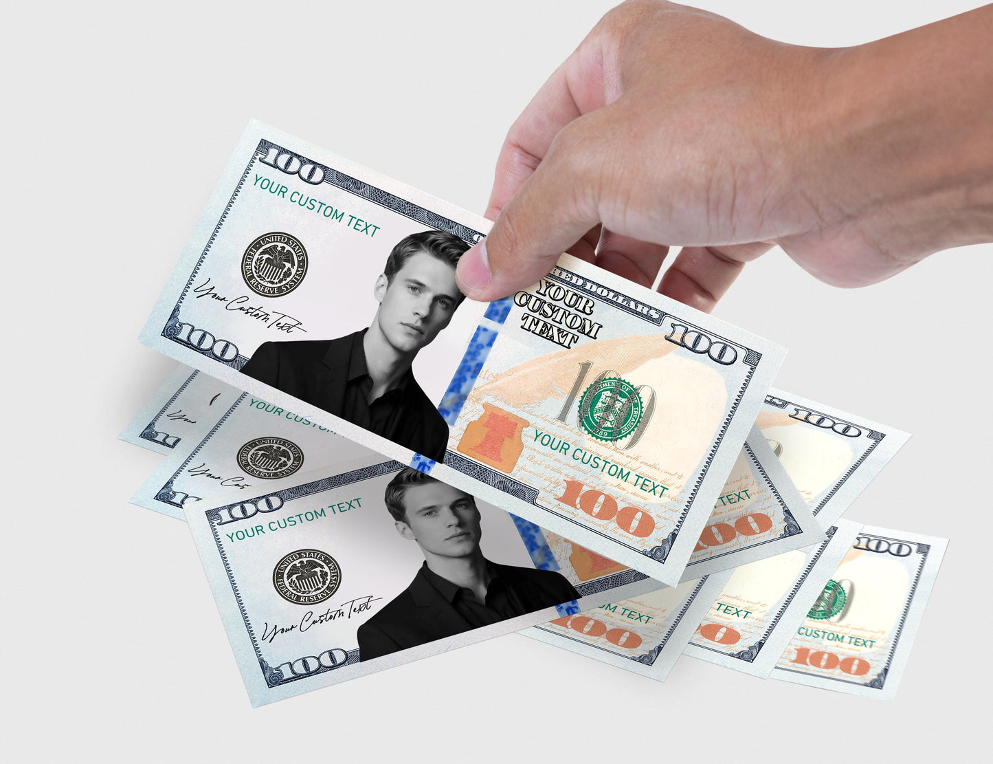 Your Face on Money/Personalized 100 dollar bill Prints/Birthday Money/Party Money/Custom Money/Play Money/Custom Your Face on 100 Dollar
