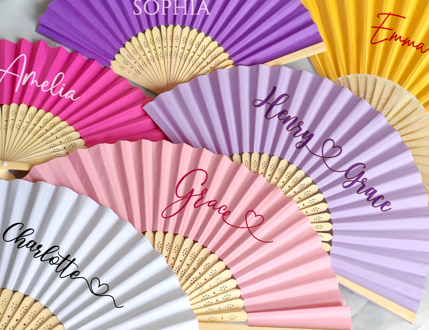 ANY TEXT Hand Paper Foldable Fan/NAME Hand Fan/Custom Folding Fans for Beach Wedding or Party/Holiday, Wedding, Business, Hen Party, Event