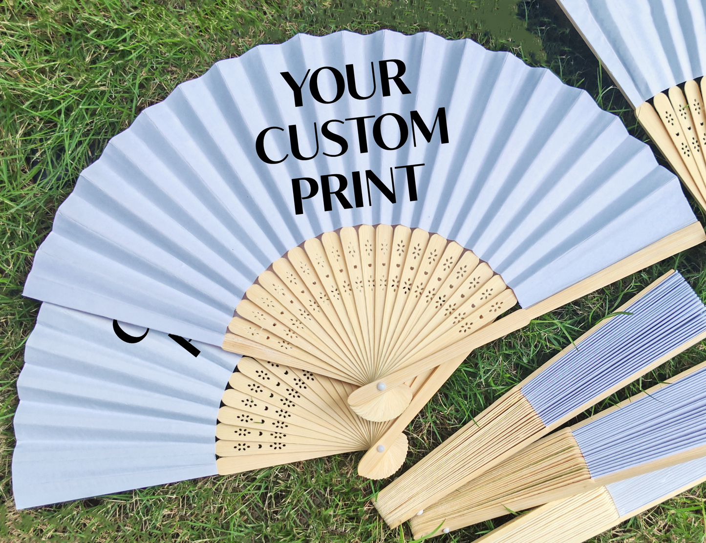 Custom Folding Hand Fan with Name, Logo or Quote/Custom Fan Printing/Bachelorette Party Favor/Birthday Party Gift/Custom Bridesmaid Favor