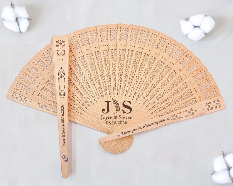 Wedding Ceremony Fans/Rustic Favor Hand Fan/Custom Wedding Fan Favors/Wedding Rustic Fans/Ceremony Favor for Guest/Custom Party Fans