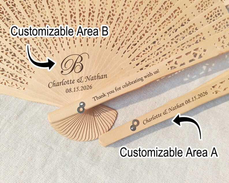 Wedding Ceremony Fans/Rustic Favor Hand Fan/Custom Wedding Fan Favors/Wedding Rustic Fans/Ceremony Favor for Guest/Custom Party Fans