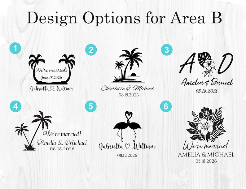 Tropical Palm Wedding Fans Custom Beach Wedding Favors Hawaii Florida Mexico Punta Cana Dominican Republic Puerto Rico Wedding Ceremony Fans