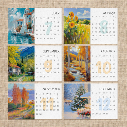 2026 Plantable Wildflower Seed Paper Calendar – Eco-Friendly & Sustainable Gift Idea
