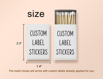 BULK Custom Match Boxes/I Stole This From Matches/Party Favor/Matchbooks for Wedding, Birthday, House Warming, Apartment Use, Business Promo