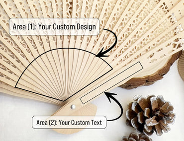 Bulk Baby Shower Favors for Guests/Personalized Baby Fans/Custom Baby Newborn Gift Hand Fans/Laser Engraved Party Fans/Baby Shower Wood Fans