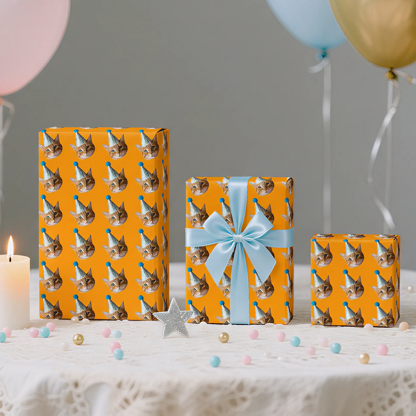 Personalized Photo Wrapping Paper/Funny Gift for Boyfriend/ Custom Face Print Gift Wrapping Paper/Custom Photo Birthday Wrapping Paper